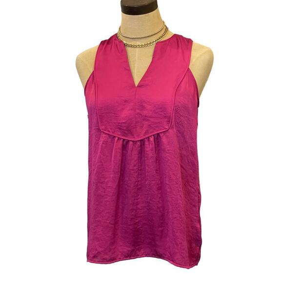 Maeve by Anthropologie Tops - MAEVE by Anthropologie Fushia Pink Tank Blouse Shirt Women's size 0